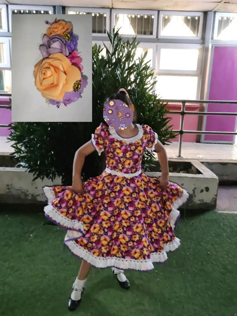 Vestido de baile cueca