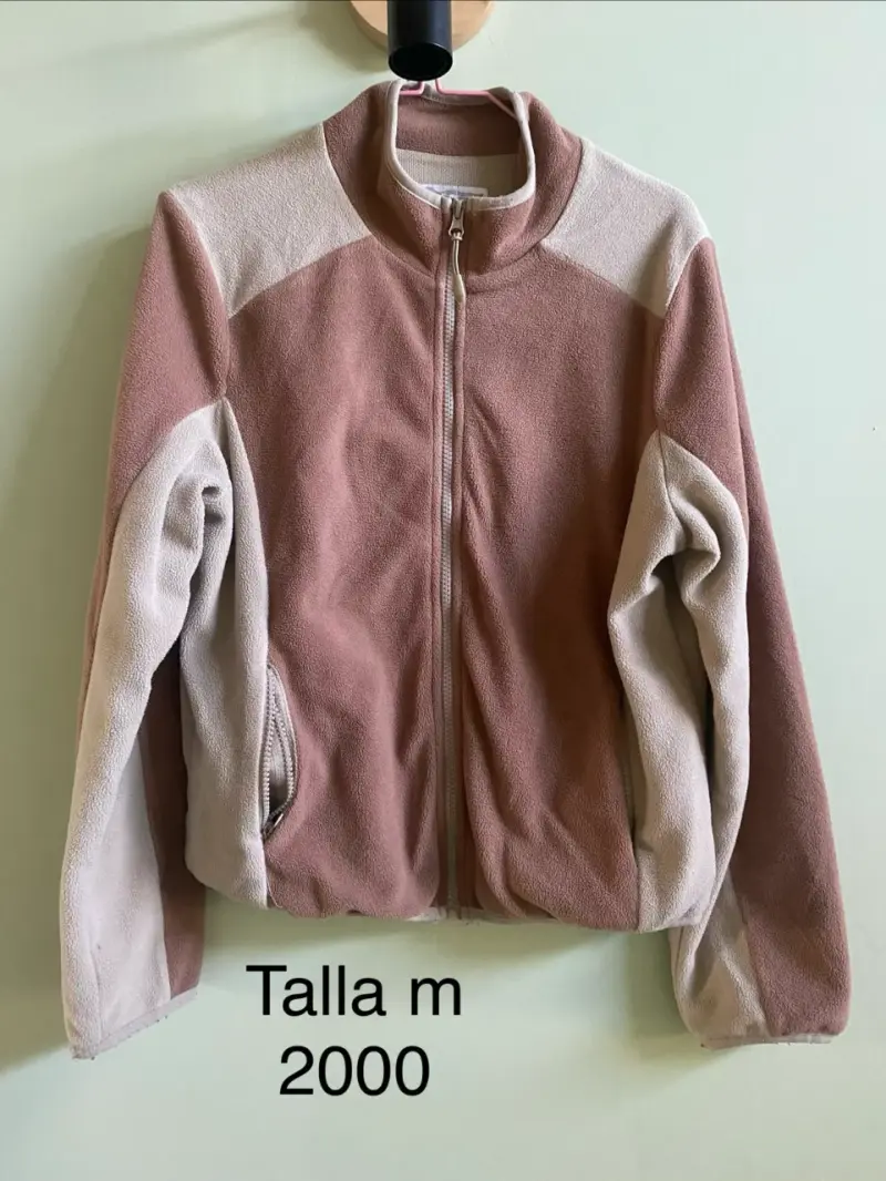 Chaqueta polar bicolor talla M