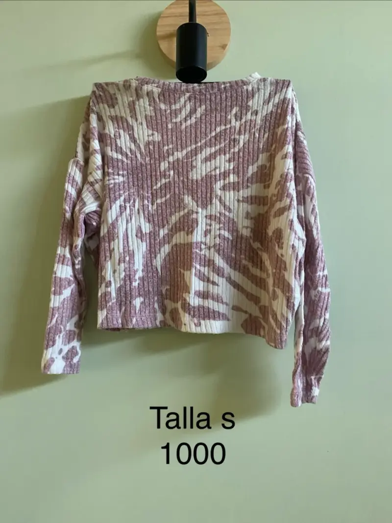 Suéter de mujer estampado talla S