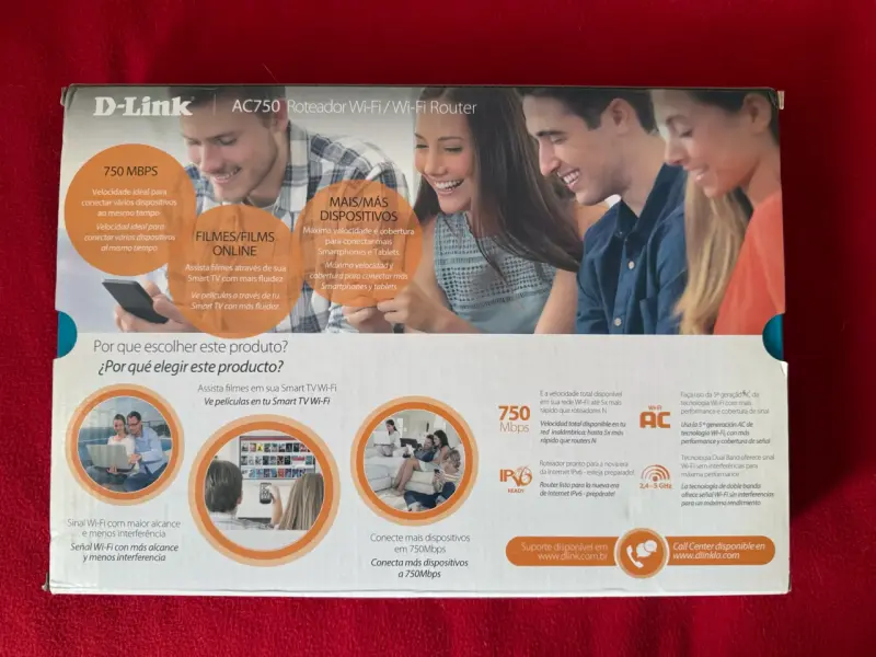 Router Wi-Fi D-Link DIR-819 Dual Band 750 Mbps - 2