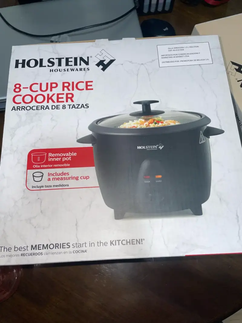 Arrocera Holstein de 8 tazas con olla removible - 2