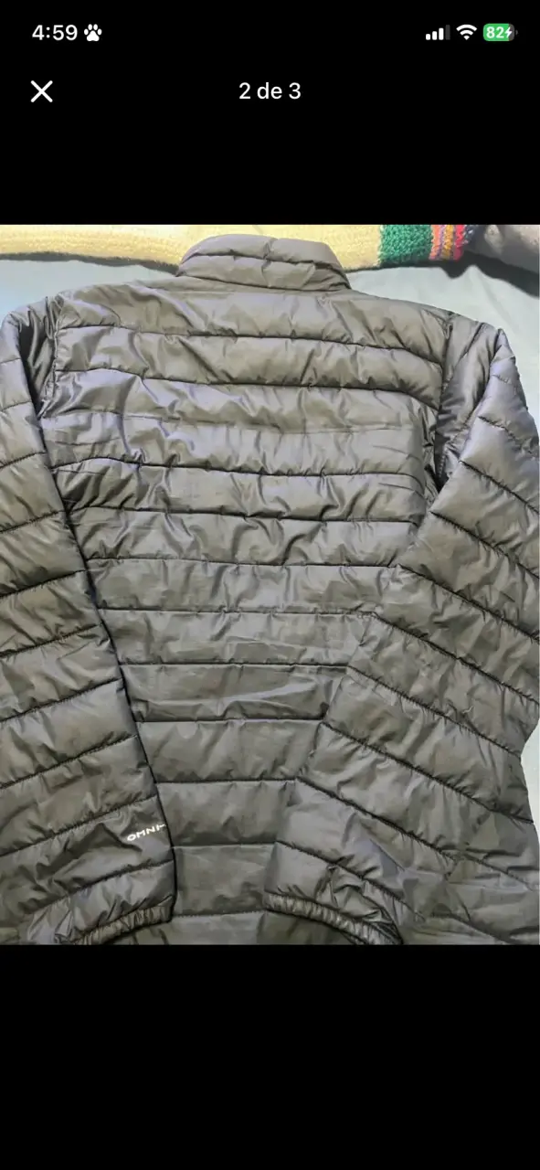 Chaqueta Columbia negra térmica para hombre - 2