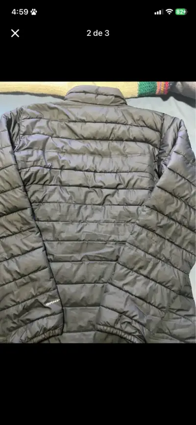 Chaqueta Columbia negra térmica para hombre - miniatura 2