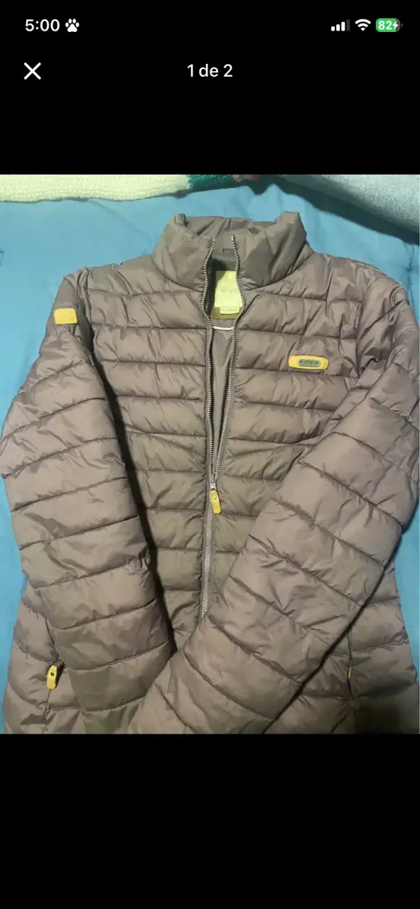 Chaqueta acolchada marrón para mujer Uppi - 1