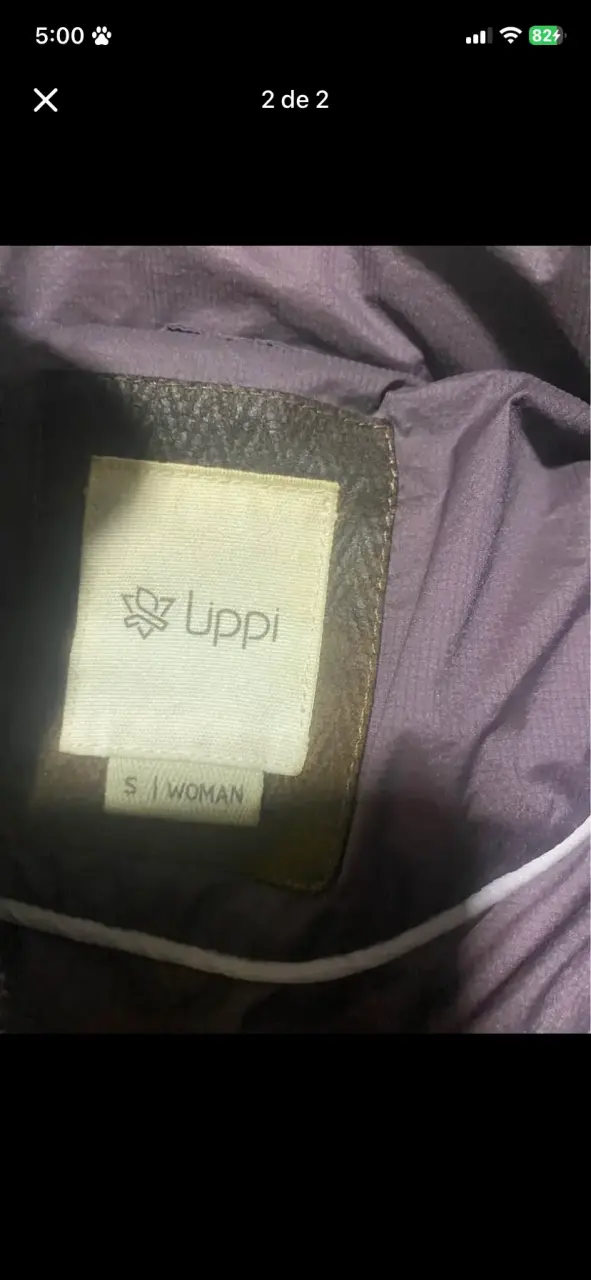 Chaqueta acolchada marrón para mujer Uppi - 2