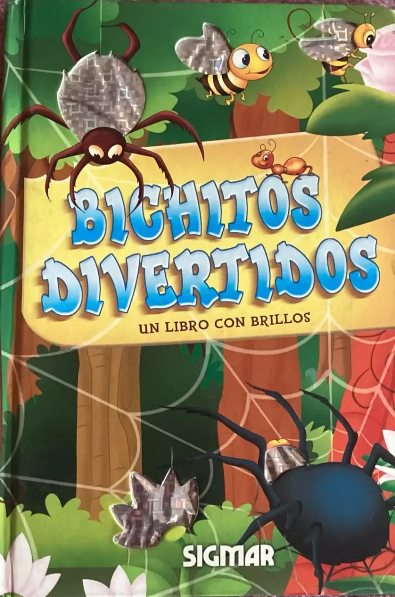 Libro infantil Bichitos Divertidos con brillos - 1
