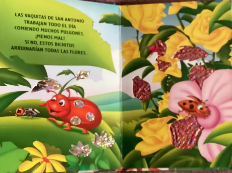 Libro infantil Bichitos Divertidos con brillos - 3