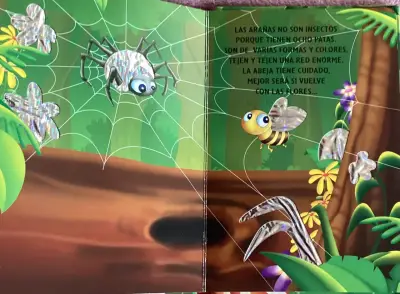 Libro infantil Bichitos Divertidos con brillos - miniatura 4