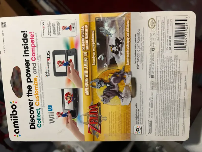 Figura Amiibo Wolf Link de Zelda - 2