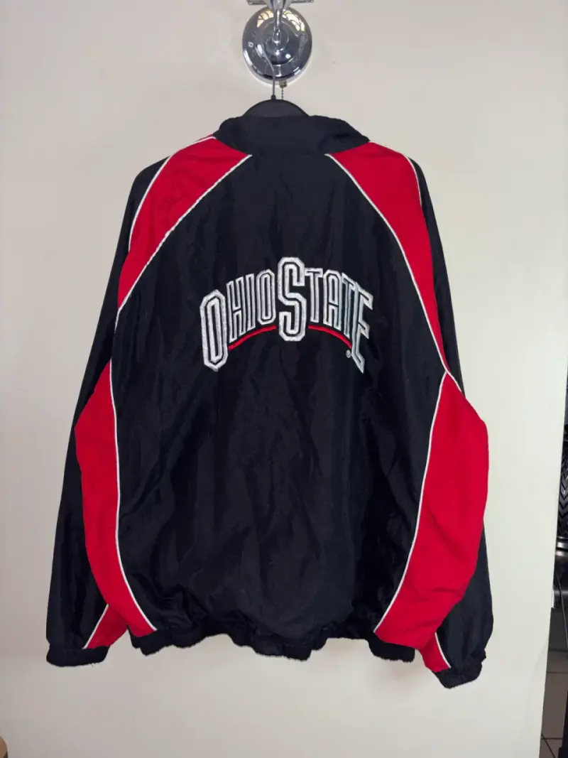 Chaqueta deportiva Ohio State negra y roja - 3