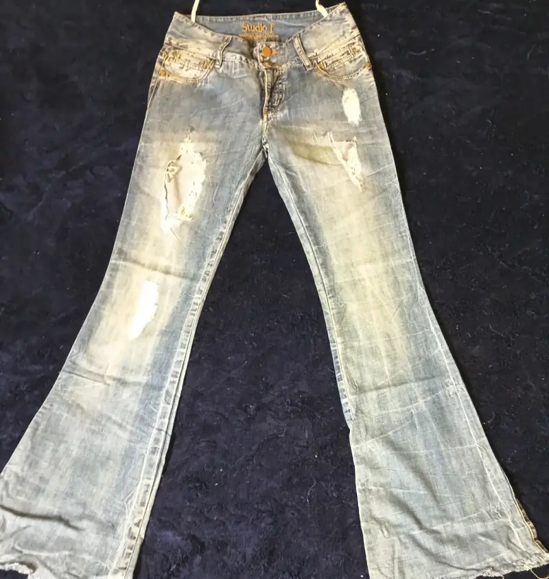 Jeans desgastados Studio F para mujer - 1