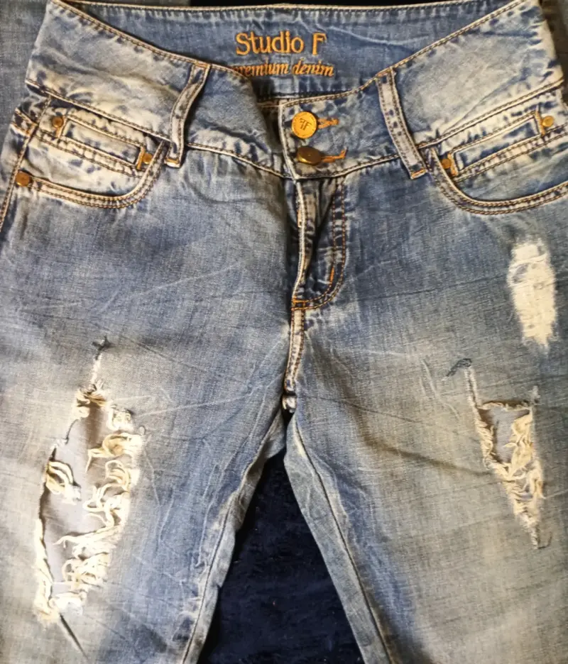 Jeans desgastados Studio F para mujer - 4