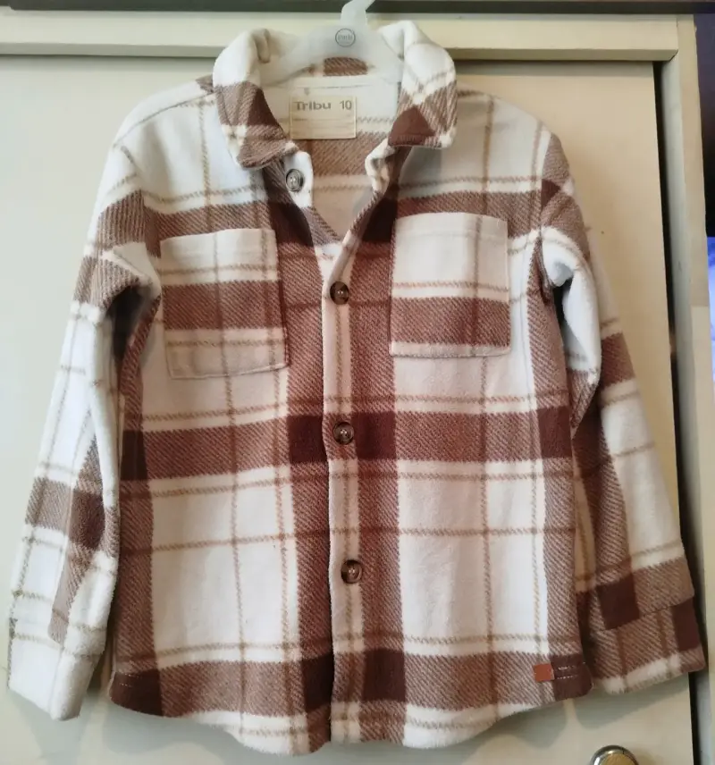 Camisa de franela a cuadros para niño Tribu - 2