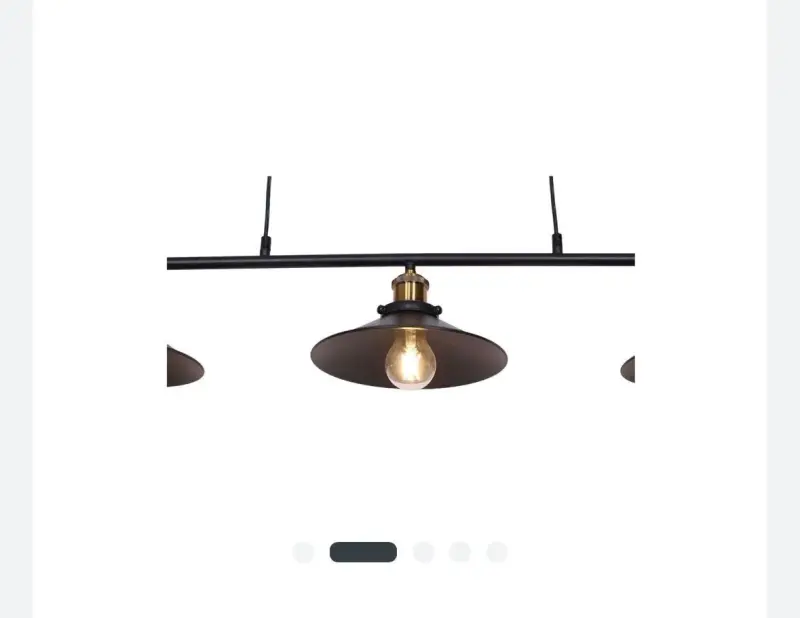 Lámpara colgante 3 luces E27 Vary 2.0 negra - 2