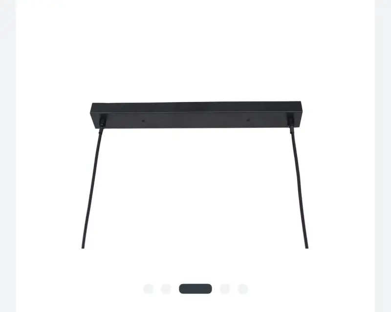 Lámpara colgante 3 luces E27 Vary 2.0 negra - 3