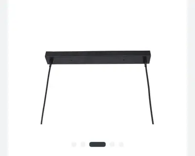 Lámpara colgante 3 luces E27 Vary 2.0 negra - miniatura 3