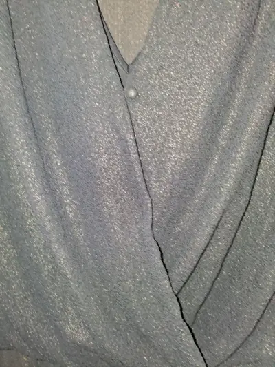 Blusa azul de manga larga H&M elegante - miniatura 5