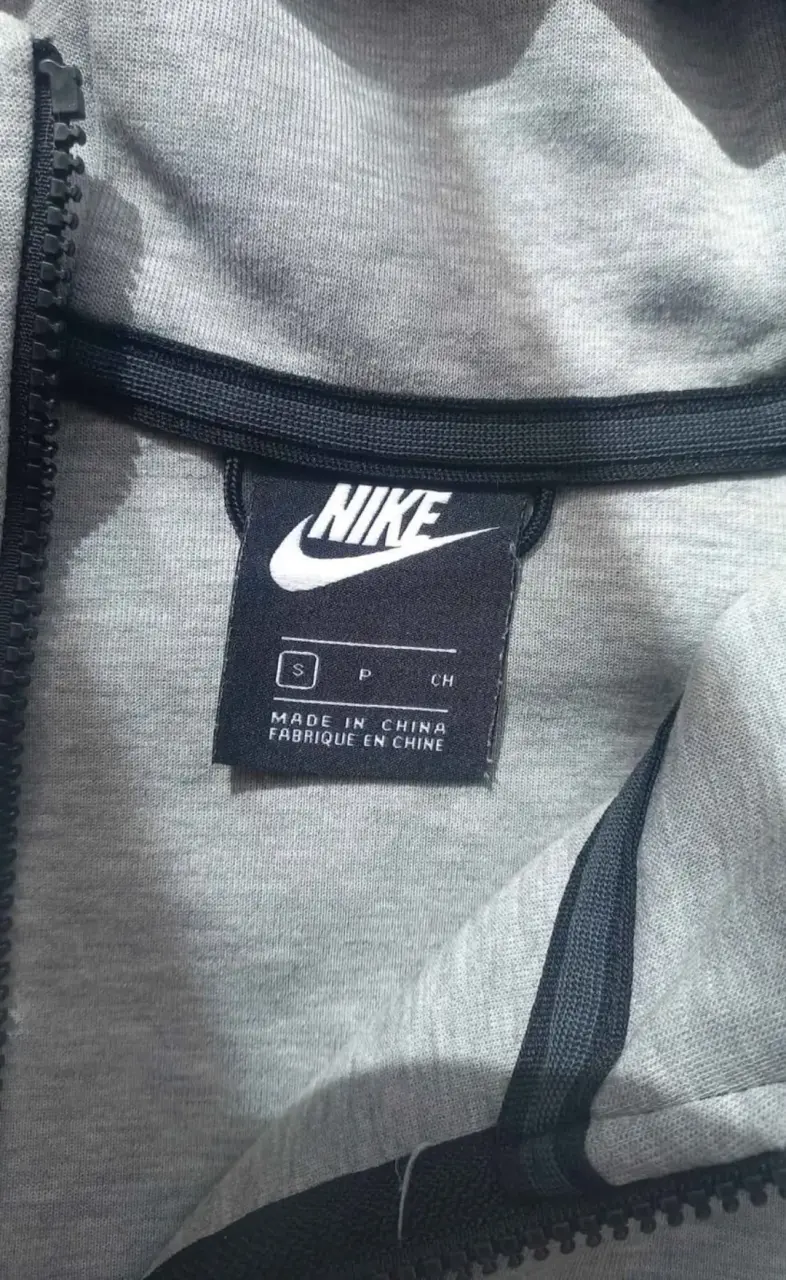 Polerón con capucha Nike gris - 2