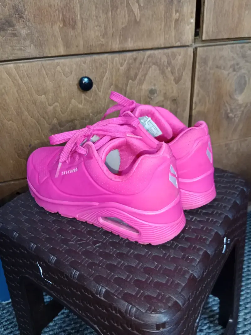 Zapatillas deportivas rosas Skechers para mujer - 2