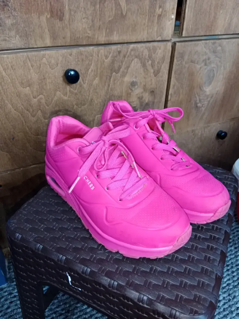 Zapatillas deportivas rosas Skechers para mujer - 3