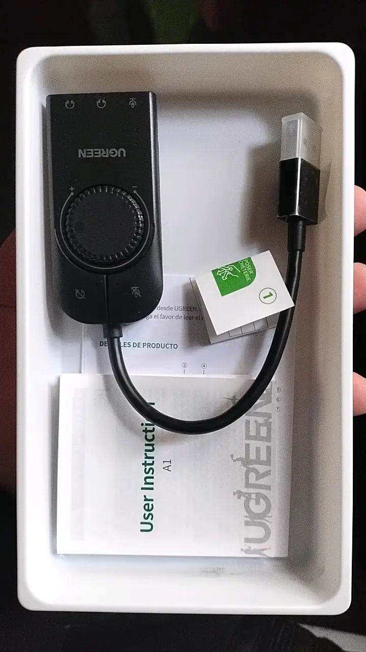 Adaptador de Sonido USB 2.0 UGREEN - 3