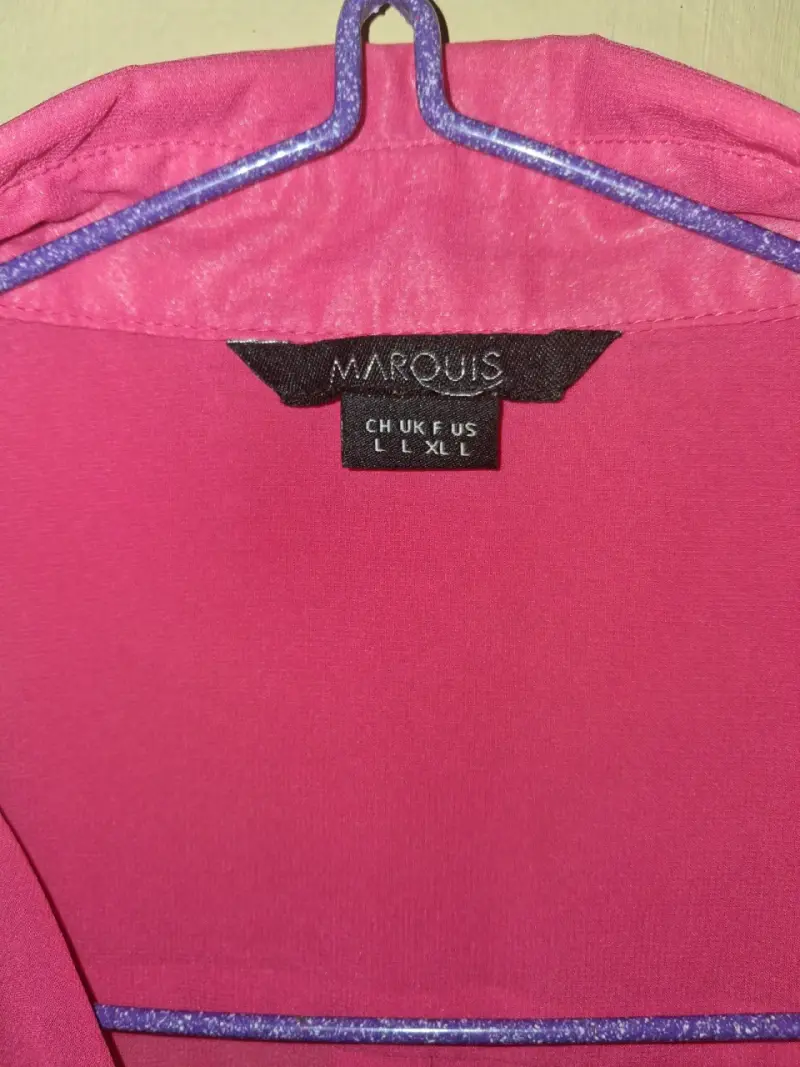 Blusa sin mangas fucsia Marquis talla L - 2