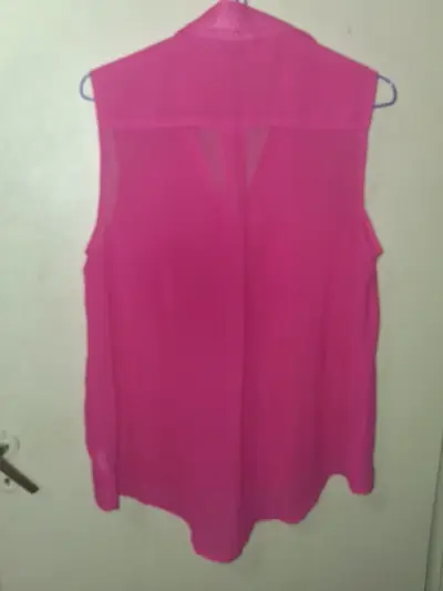 Blusa sin mangas fucsia Marquis talla L - miniatura 3