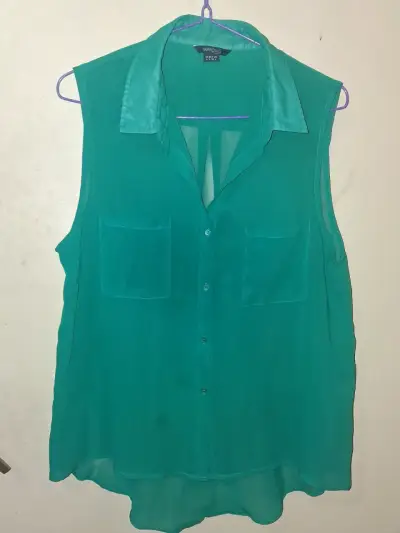 Blusa sin mangas verde marca Marquis - miniatura 1
