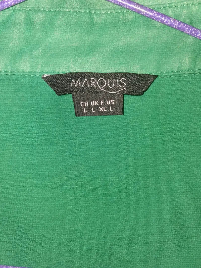 Blusa sin mangas verde marca Marquis - 2