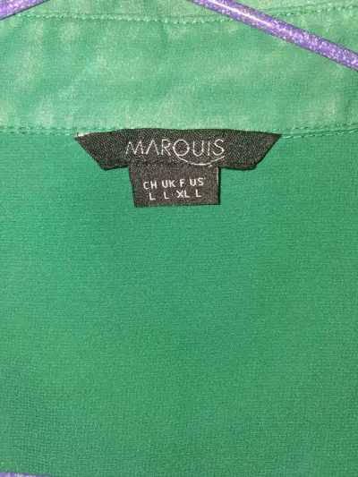 Blusa sin mangas verde marca Marquis - miniatura 2