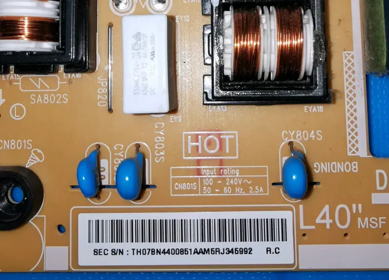 Fuente de poder para TV Samsung UN40J5200AG - 3
