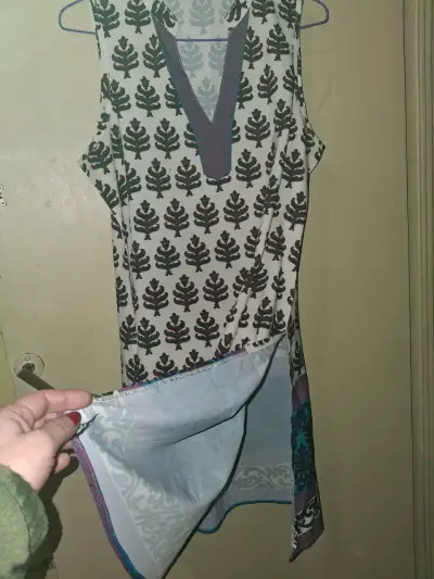 Vestido sin mangas con estampado floral - miniatura 3