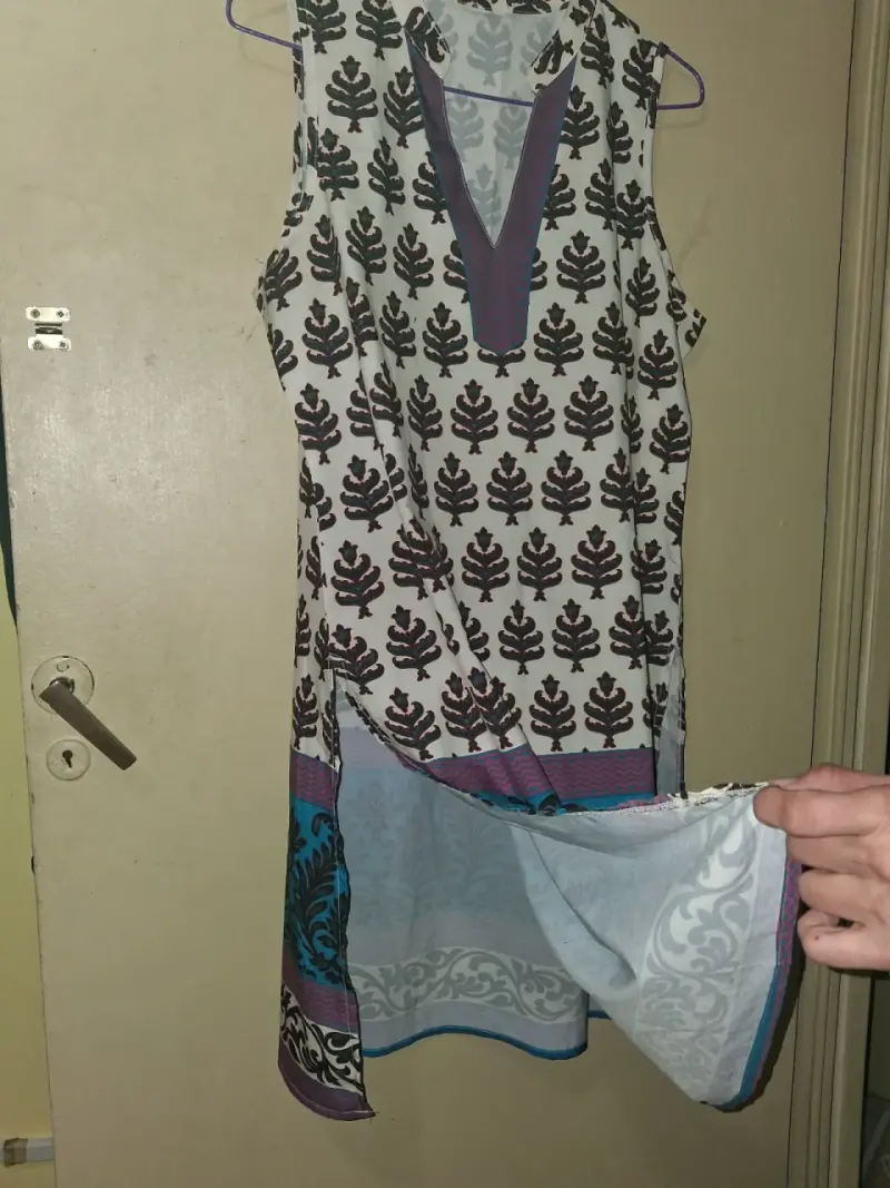 Vestido sin mangas con estampado floral - 4