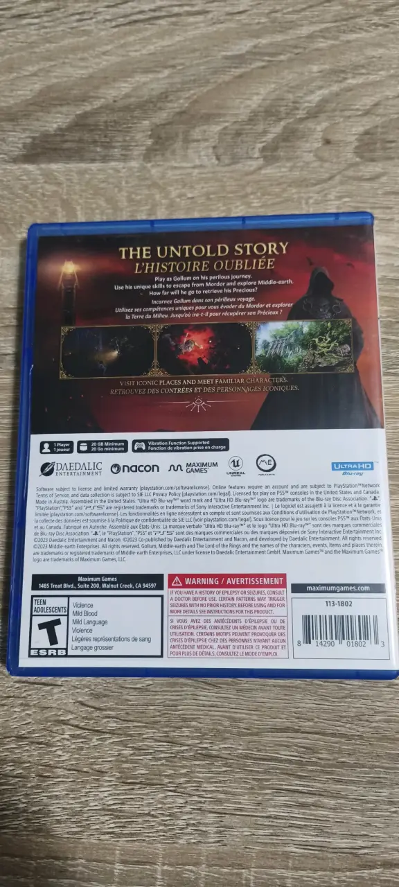 Juego PS5 The Lord of the Rings: Gollum - 2