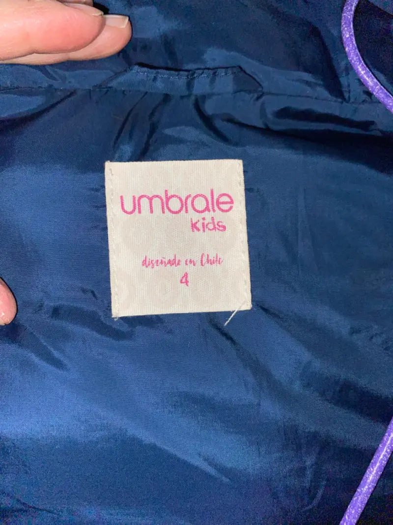 Chaqueta acolchada para niña Umbrale Kids azul - 3