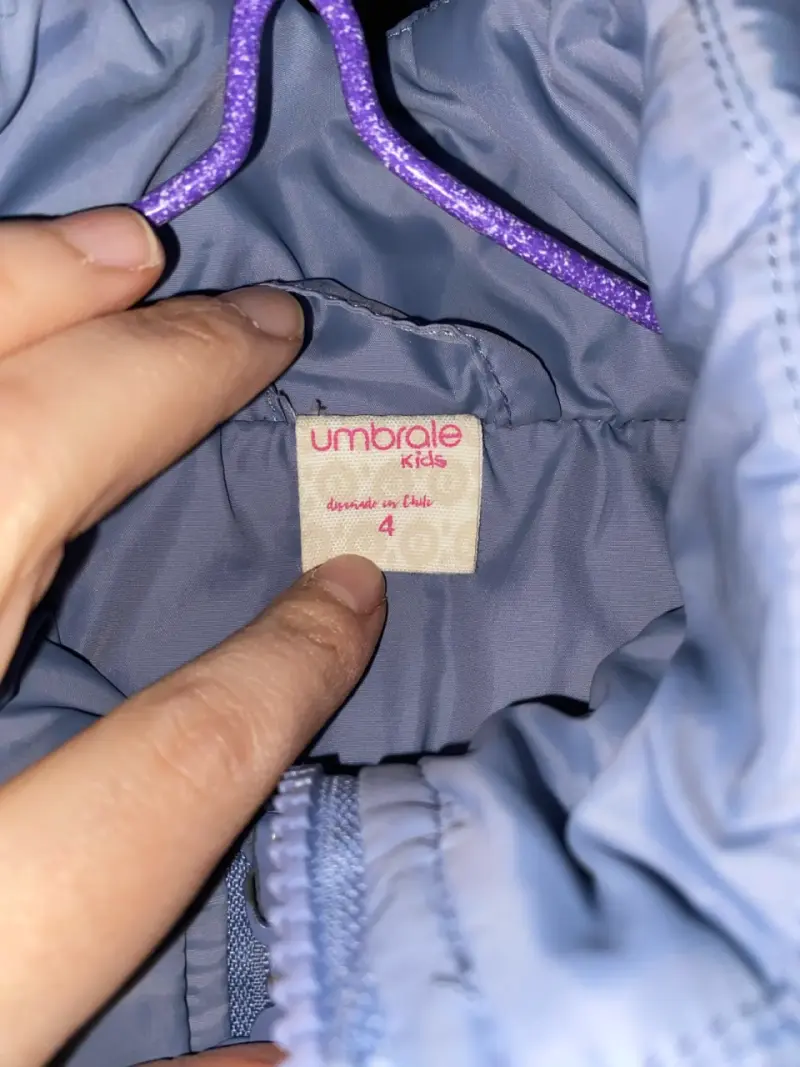 Chaqueta acolchada azul para niños Umbrale Kids - 3
