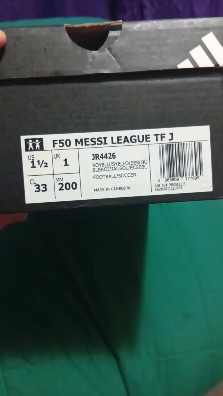 Zapatos de Fútbol Messi F50 Azul y Amarillo - 5