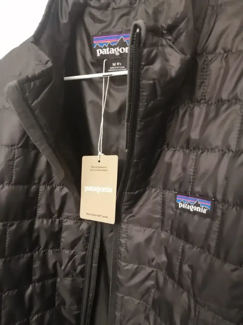 Chaqueta Negra Patagonia Nano Puff Hombre.NUEVA - 1