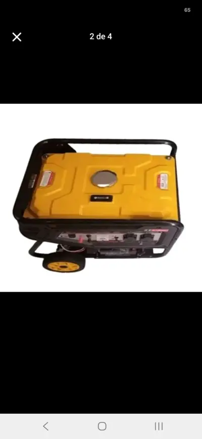 Generador eléctrico Toyaki 3000W amarillo - miniatura 1