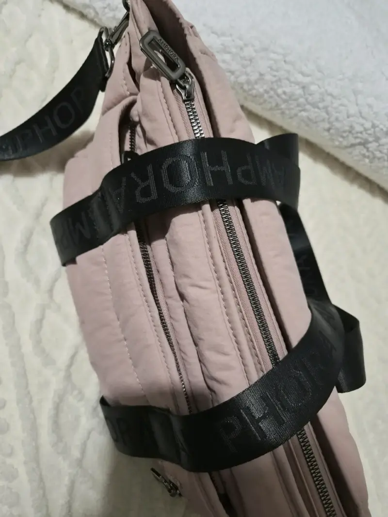 Cartera tote Amphora Simona mediana rosa viejo - 4