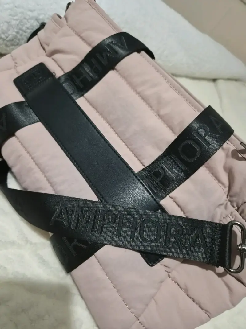 Cartera tote Amphora Simona mediana rosa viejo - 5