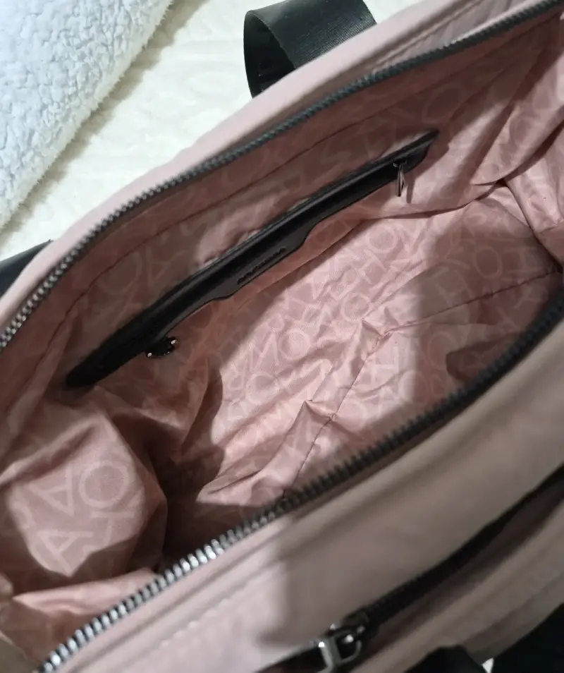 Cartera tote Amphora Simona mediana rosa viejo - 6