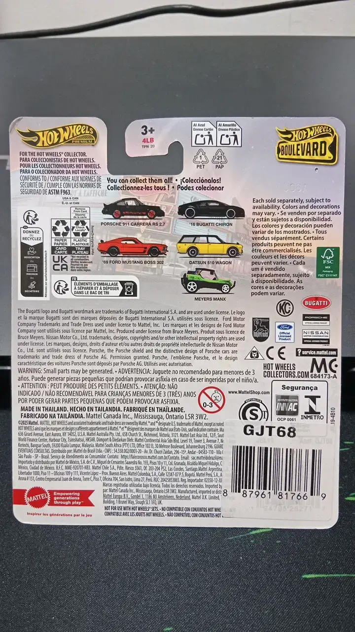 Hot Wheels Porsche 911 Carrera RS 2.7 Boulevard - 6