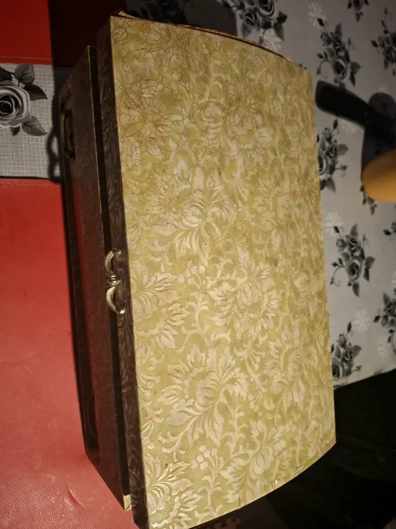 Caja organizadora de cosméticos vintage - 4