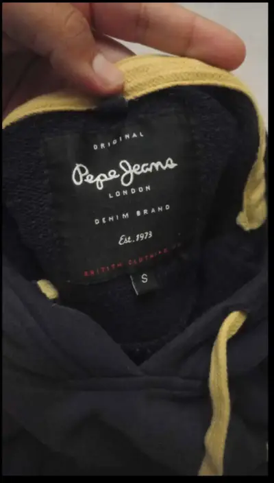 Polerón con capucha Pepe Jeans azul oscuro - miniatura 2