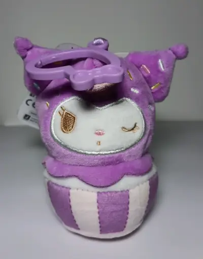 Llavero de peluche kuromi diseño kawaii - miniatura 4