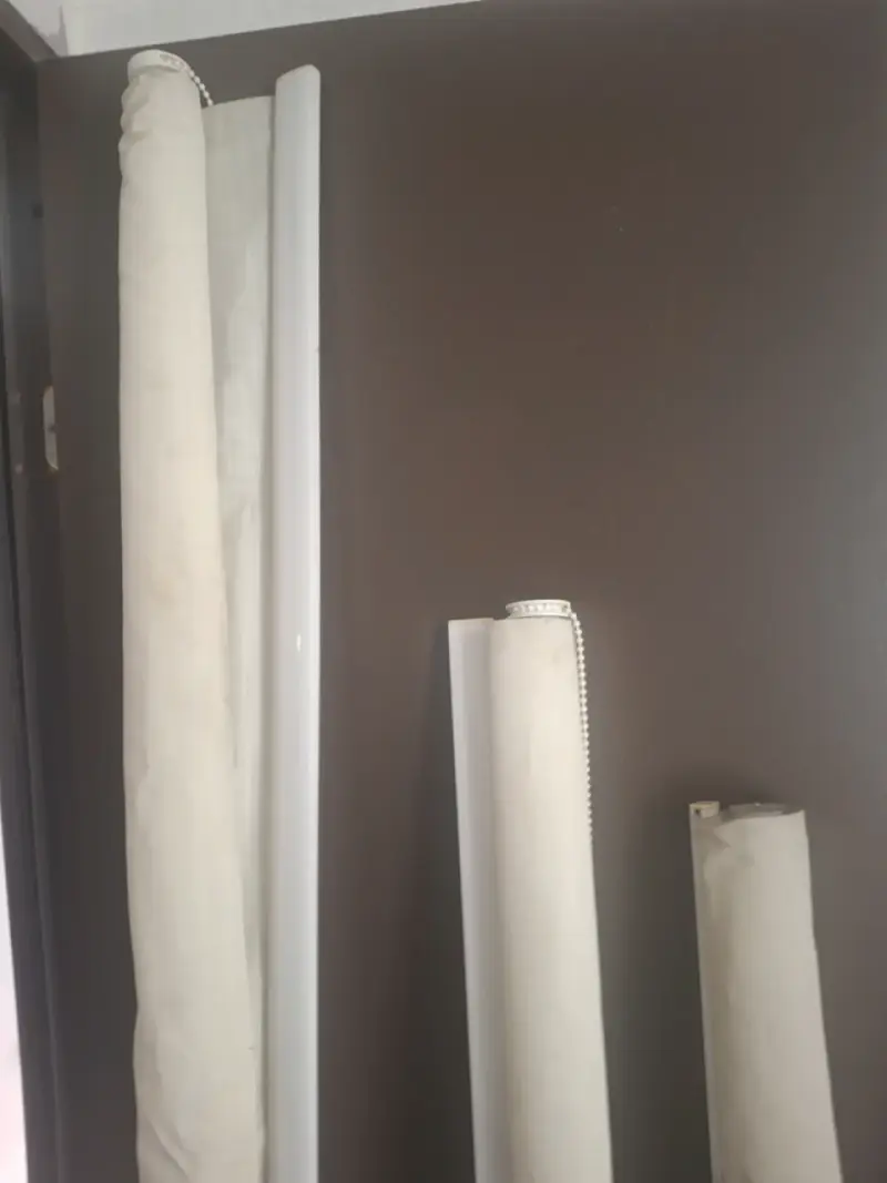 Cortinas enrollables blancas para ventanas - 2