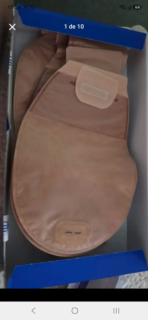 Bolsas de ostomía Hollister con filtro + materiale - 1