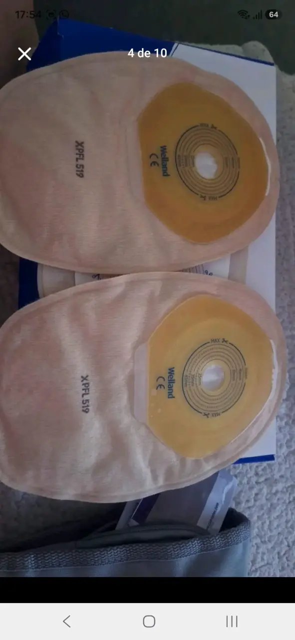 Bolsas de ostomía Hollister con filtro + materiale - 4
