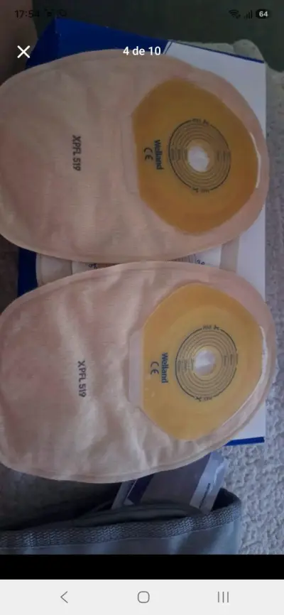 Bolsas de ostomía Hollister con filtro + materiale - miniatura 4